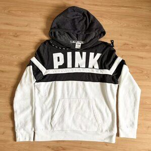 Victoria’s Secret Pink - Pullover Turtleneck White Black Women Large